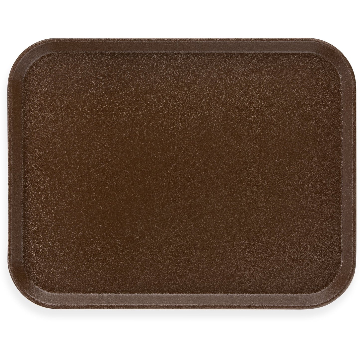 Carlisle 1814GR2076 18" x 14" Brown Rectangle Griptite 2 Tray