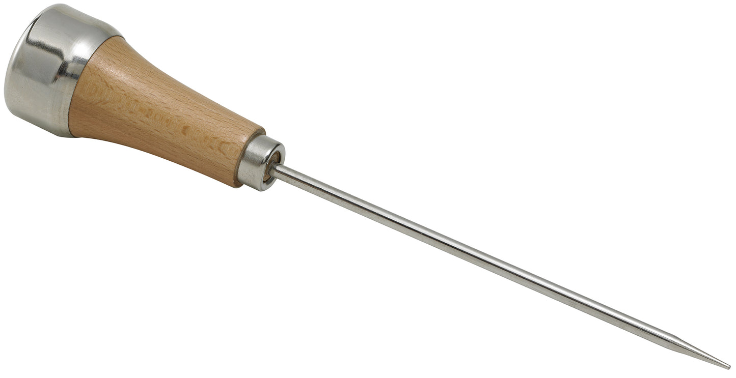 Winco ICH-1 Tempered Steel Ice Pick, Wooden Handle