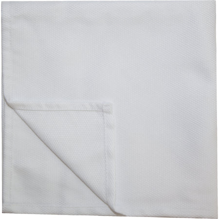 Snap Drape 54432020NH010 20" x 20" White Milan Birdseye Napkin