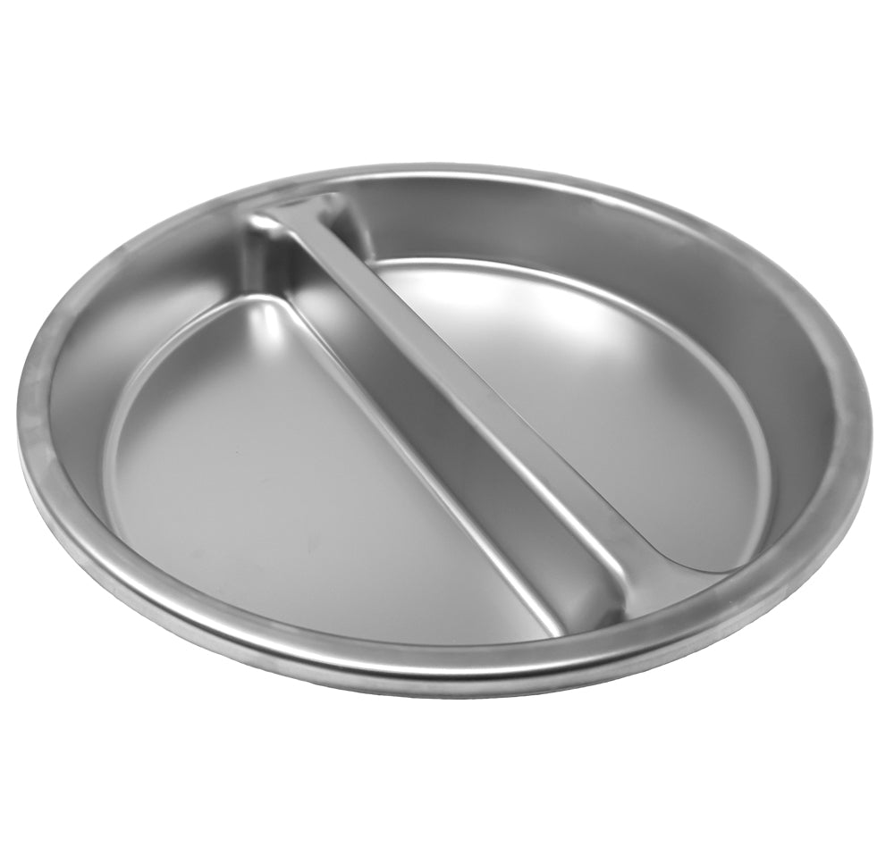 Omcan 81016 Chafer Divided Food Pan Round 15" Dia for 80527