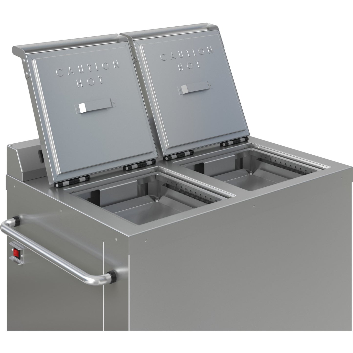 Dinex DXPSBH2WB 9" Wax Bases 2 Silo Stainless Steel Colossus Wax Base Heater