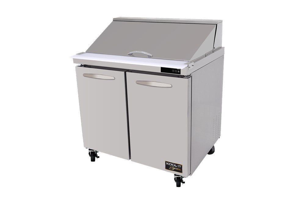 Kool-It KSTM-36-2 36" Double Door Megatop Sandwich Prep