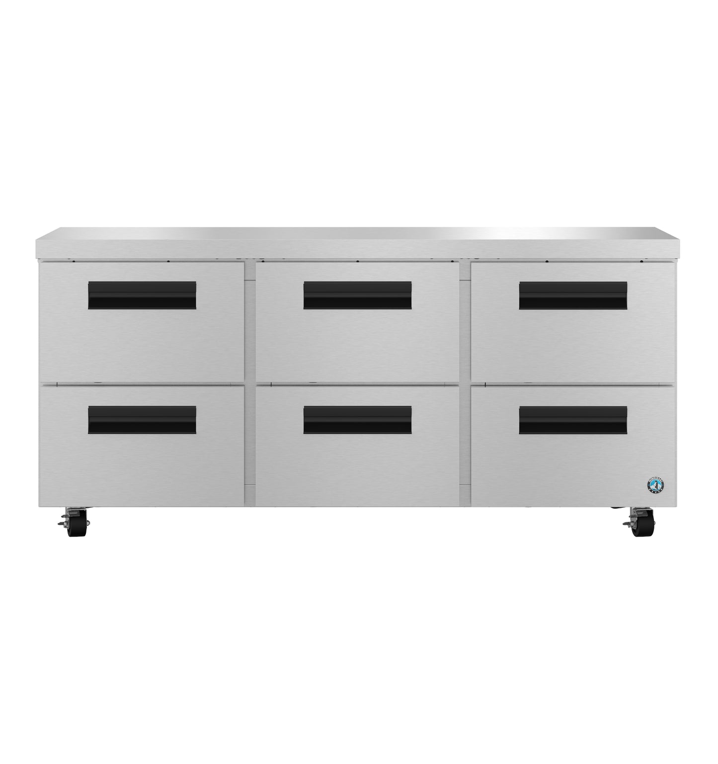 Hoshizaki UR72B-D6 Three Section Stainless Drawers Undercounter Refrigerator