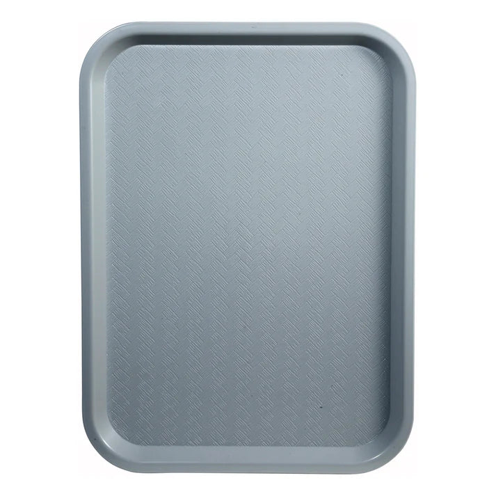 Winco FFT-1014E 10" x 14" Gray Fast Food Tray