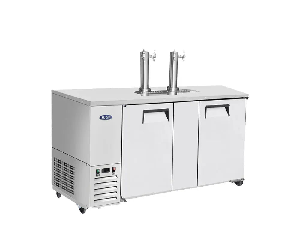 Atosa MKC68GR 68" Double Stainless Steel Draft Beer Coolers