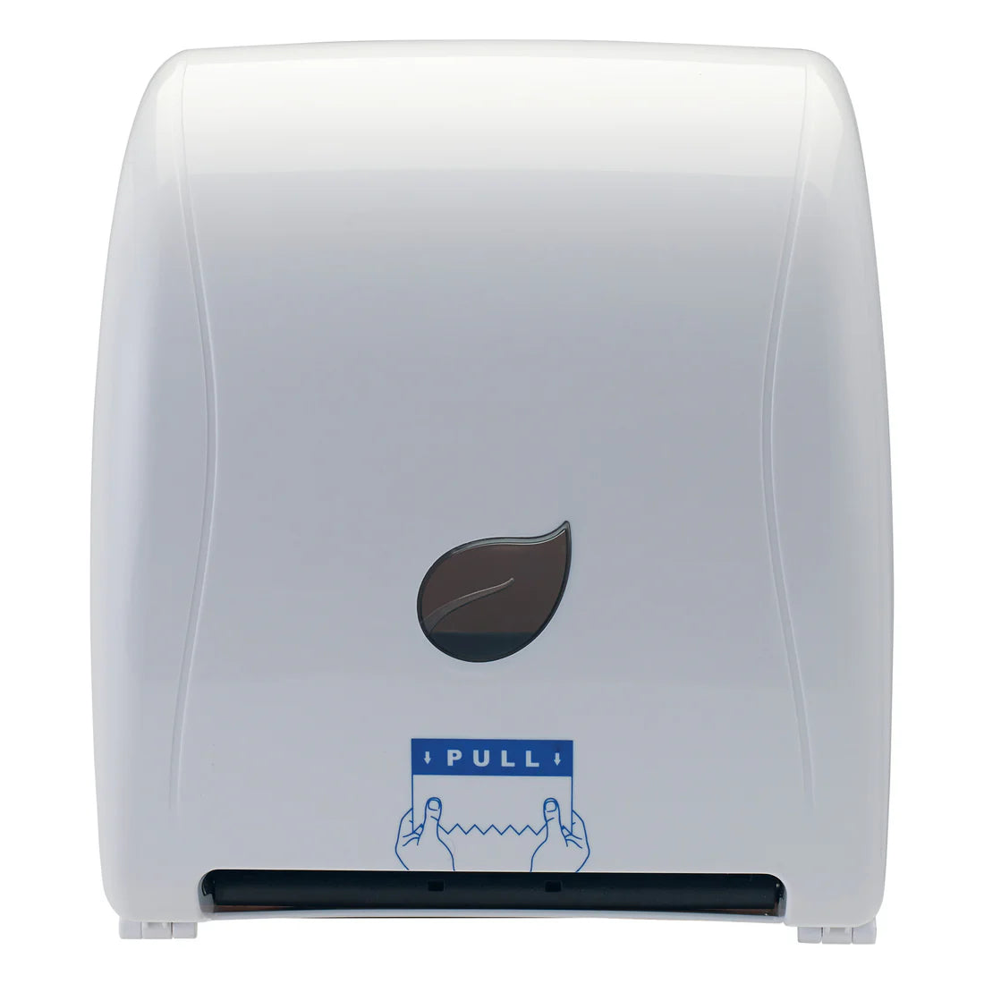 Winco TDAC-8W White Pur-Clean Auto Cut Roll Towel Dispenser