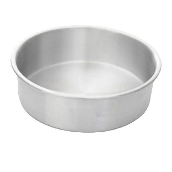 Omcan 44325 8" x 2" Round Aluminum Cake Pan