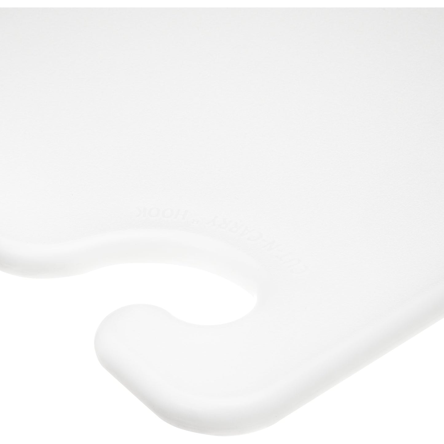 San Jamar CB182412WH 18" x 24" x 0.5" White Cut-N-Carry Cutting Board