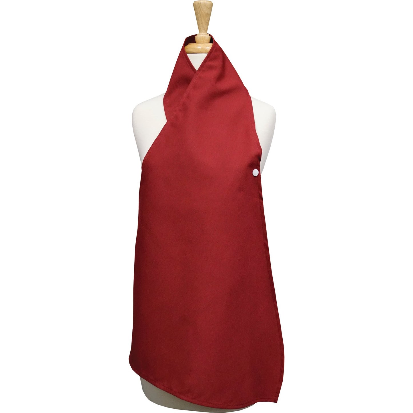 Snap Drape 54482534DS023 34" x 25" Maroon 50% Spun Polyester/50% Filament Dining Scarf