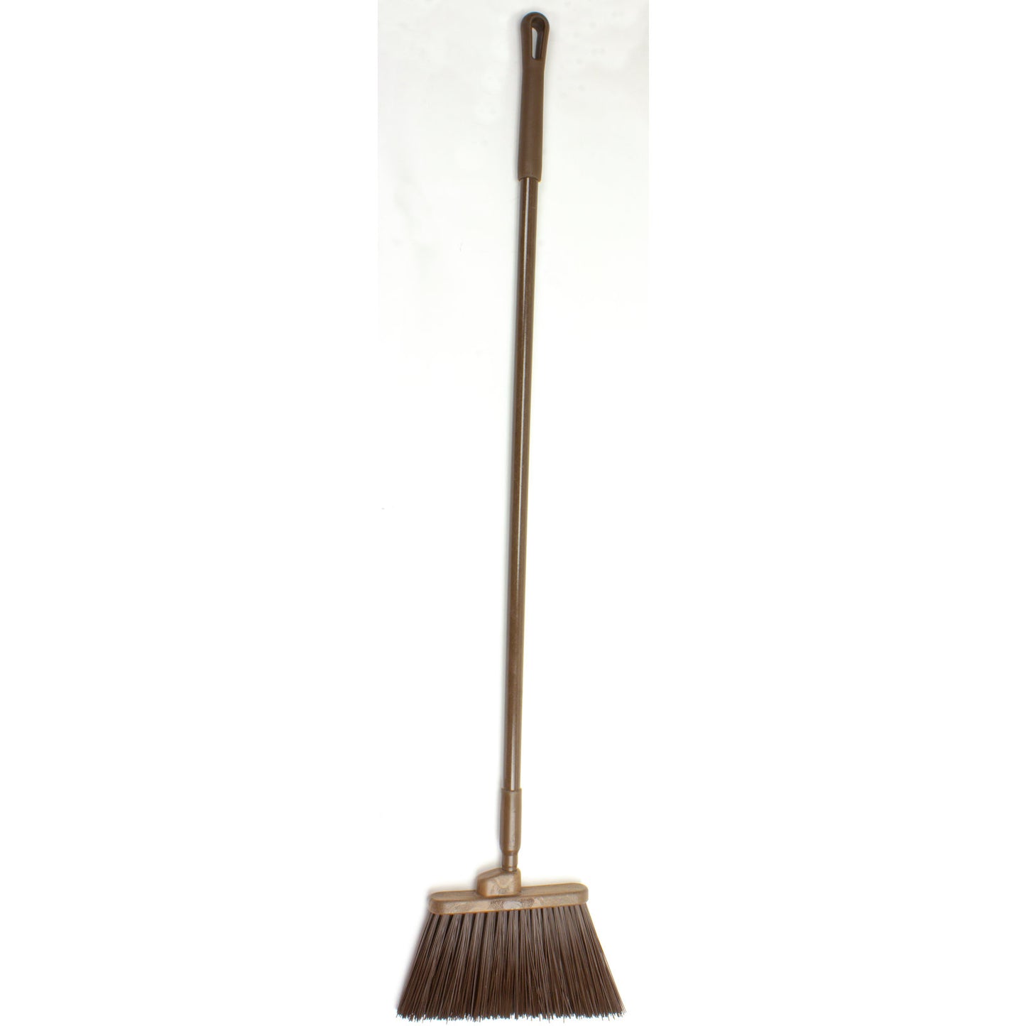 Carlisle 41083EC01 56" Brown Color Coded Duo-Sweep Unflagged Angle Broom