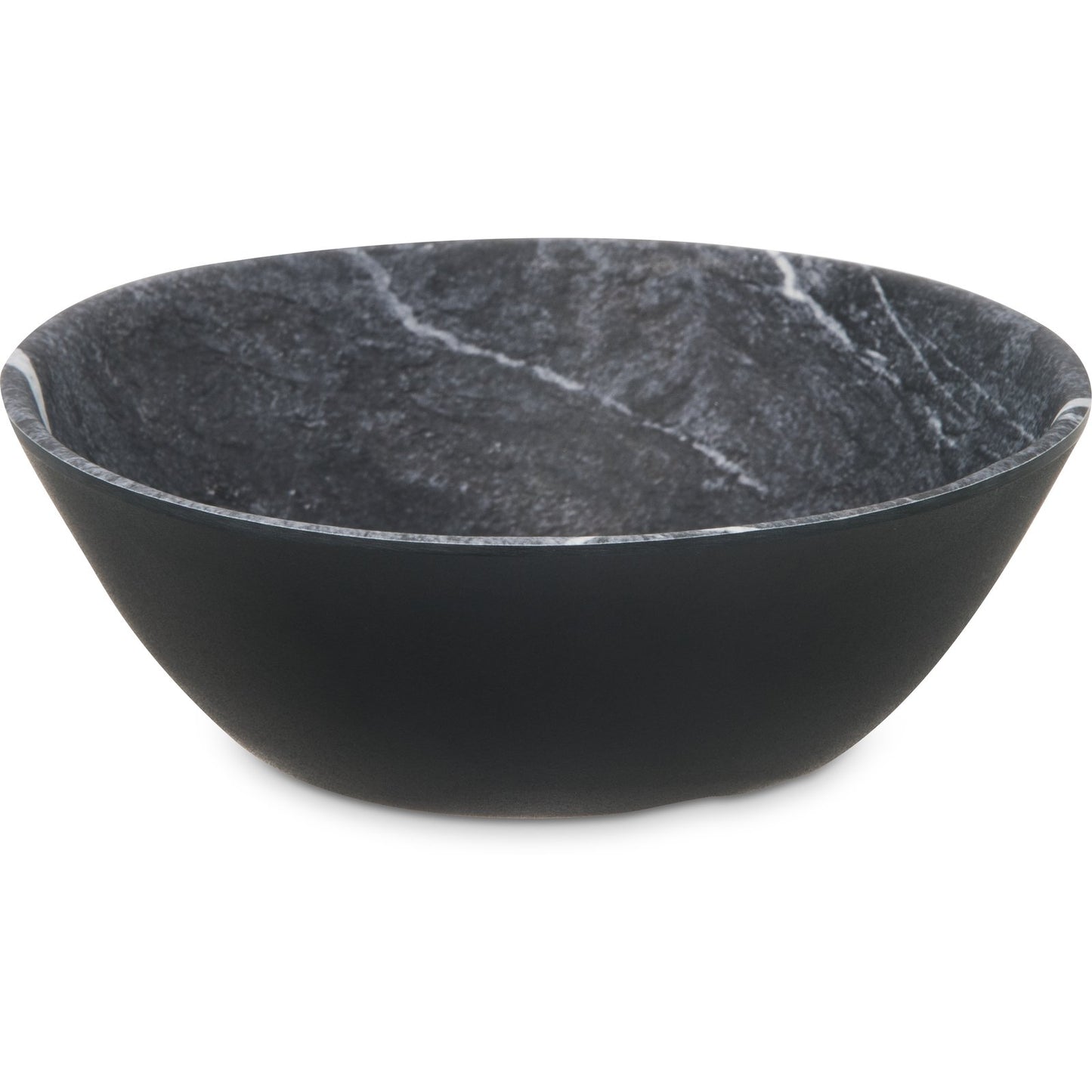 Carlisle 5311072 8 oz Soapstone Ridge Melamine Bouillon Bowl