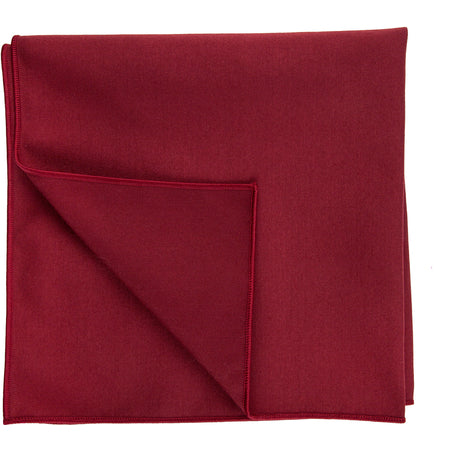 Snap Drape 54482020NM023 20" x 20" Maroon Spun Poly Signature Napkin