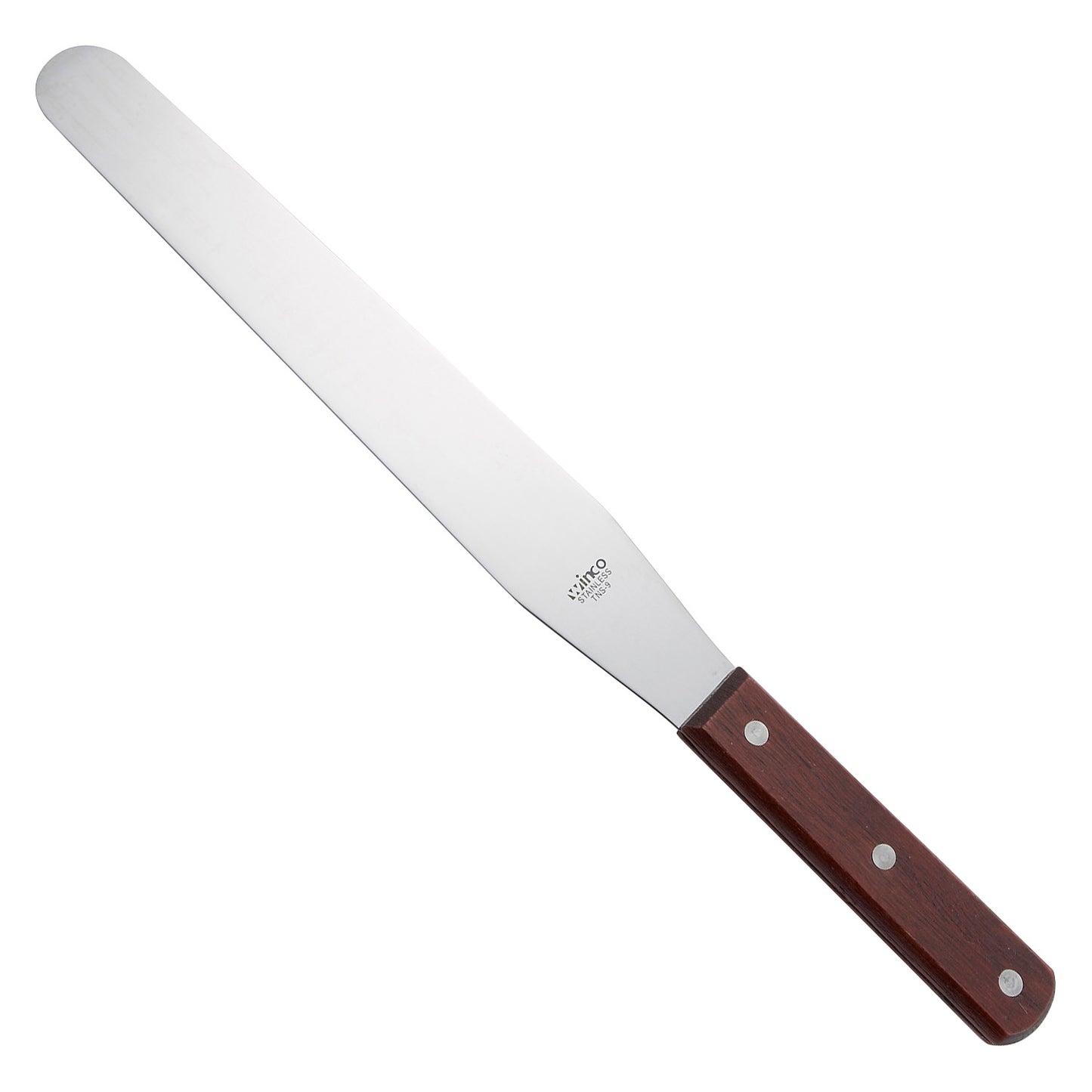 Winco TNS-9 Wooden Handle Bakery Spatula