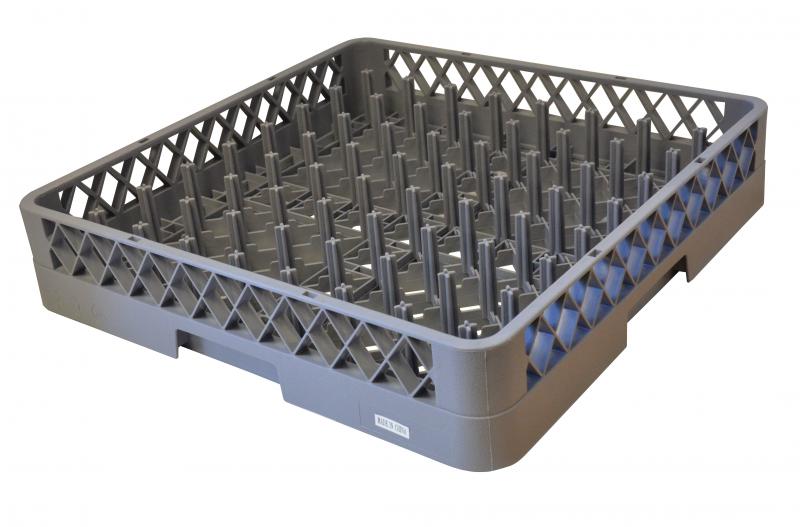 Omcan 33871 9 x 9 Gray Plastic Peg Rack