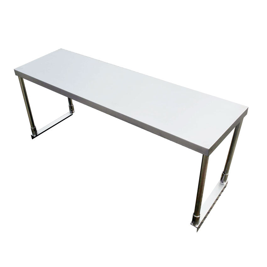 Omcan 44618 72-inch Stainless Steel Single Deck Overshelf
