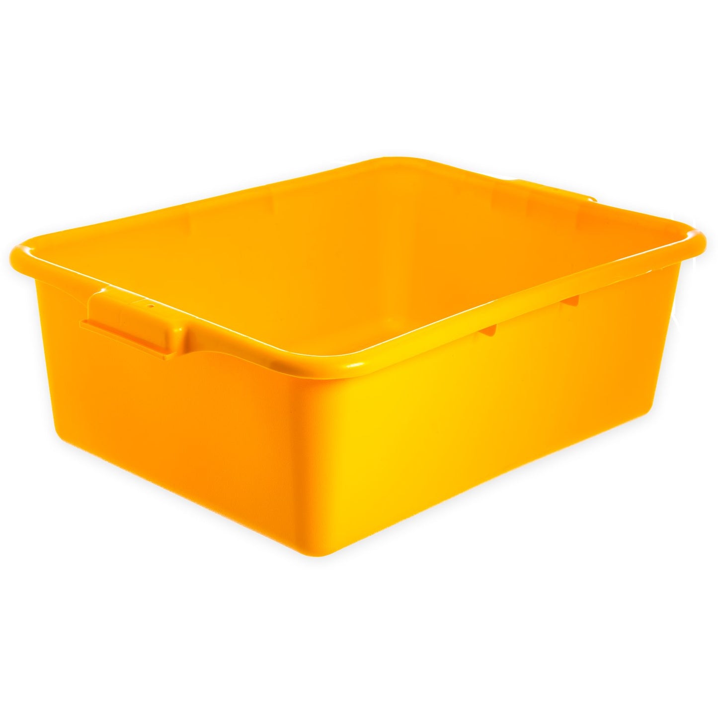 Carlisle N4401104 20" x 15" x 7" Yellow Comfort Curve Tote Box