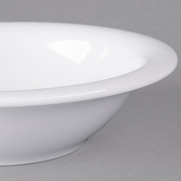 Carlisle 3303602 12 oz White Sierrus Melamine Rimmed Bowl