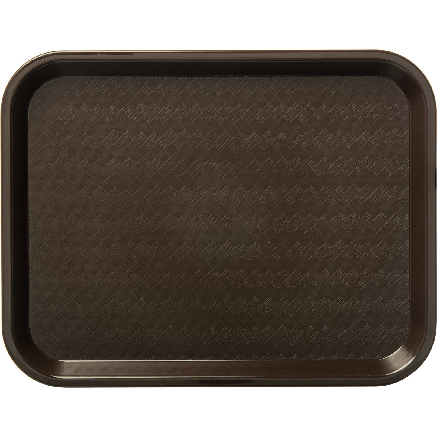 Carlisle CT101469 10" x 14" Chocolate Cafe Fast Food Cafeteria Tray