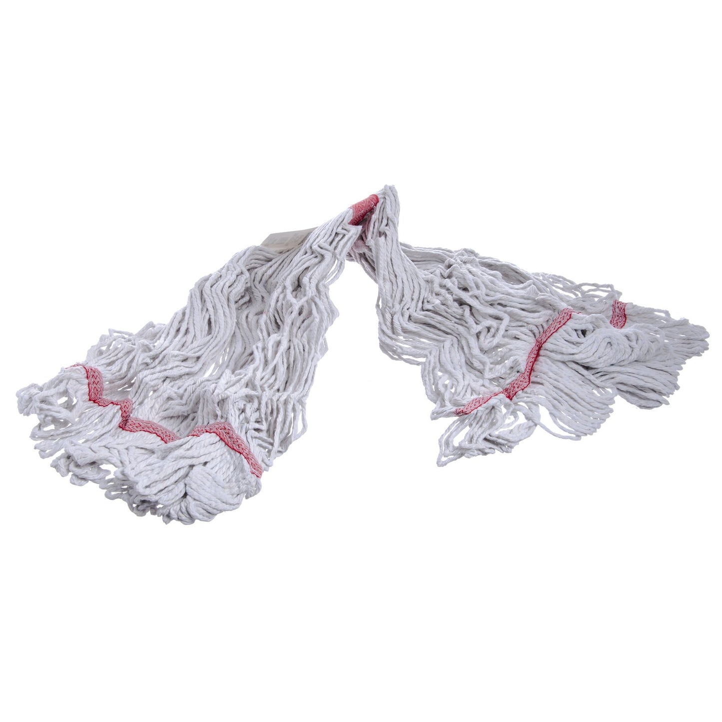 Carlisle 369425B00 Large White/Red Synthetic/Cotton Blend Flo-Pac Red Band Mop