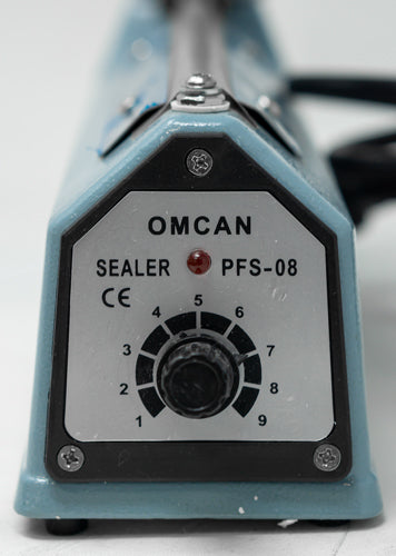 Omcan 14446 Portable Impulse Sealer with 8" Seal Bar and 2 mm Seal Width
