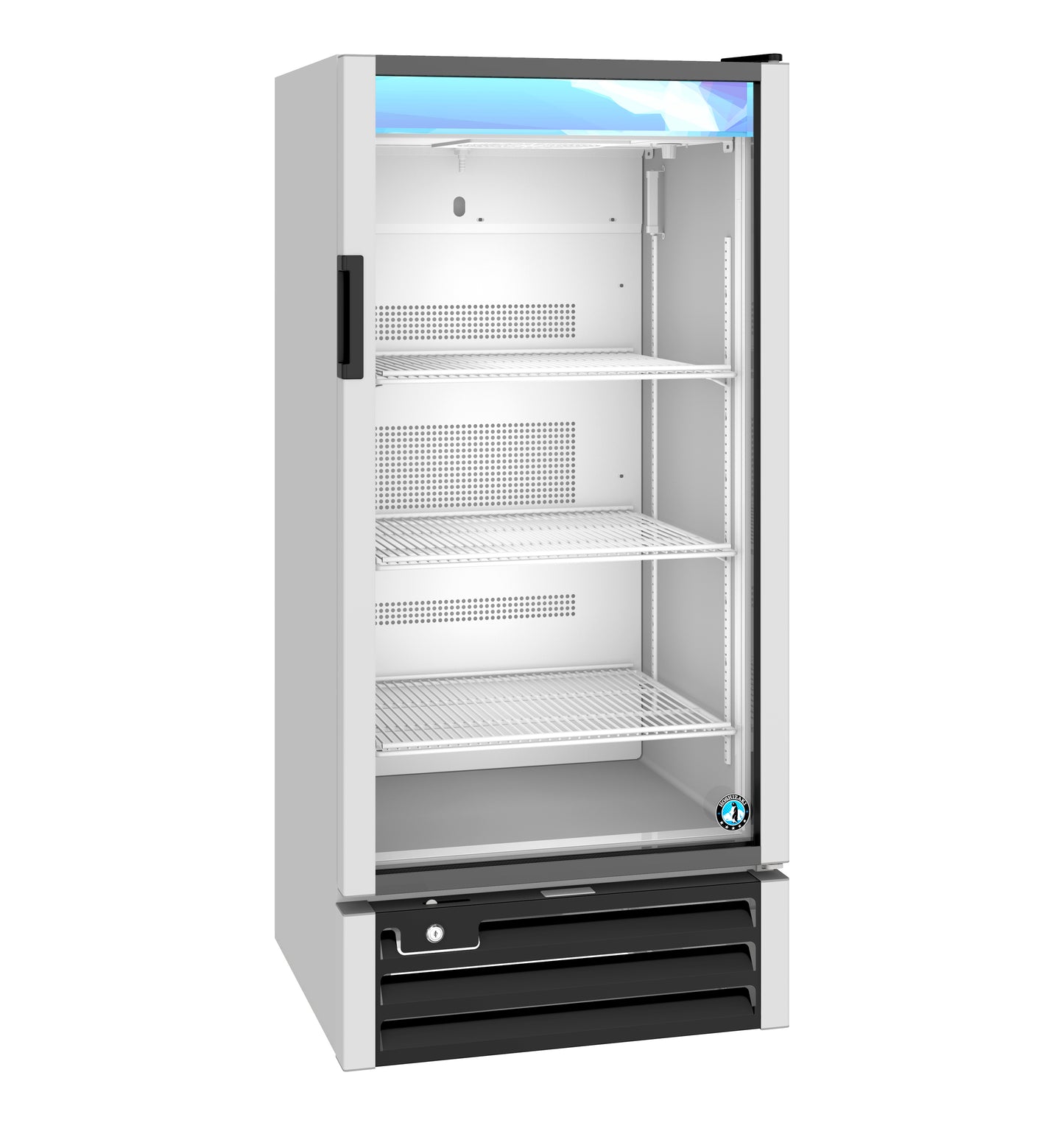 Hoshizaki RM-10-HC One Section Glass Door Merchandiser Refrigerator