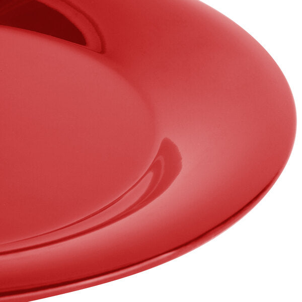 Carlisle 3301205 9" Red Sierrus Melamine Wide Rim Dinner Plate