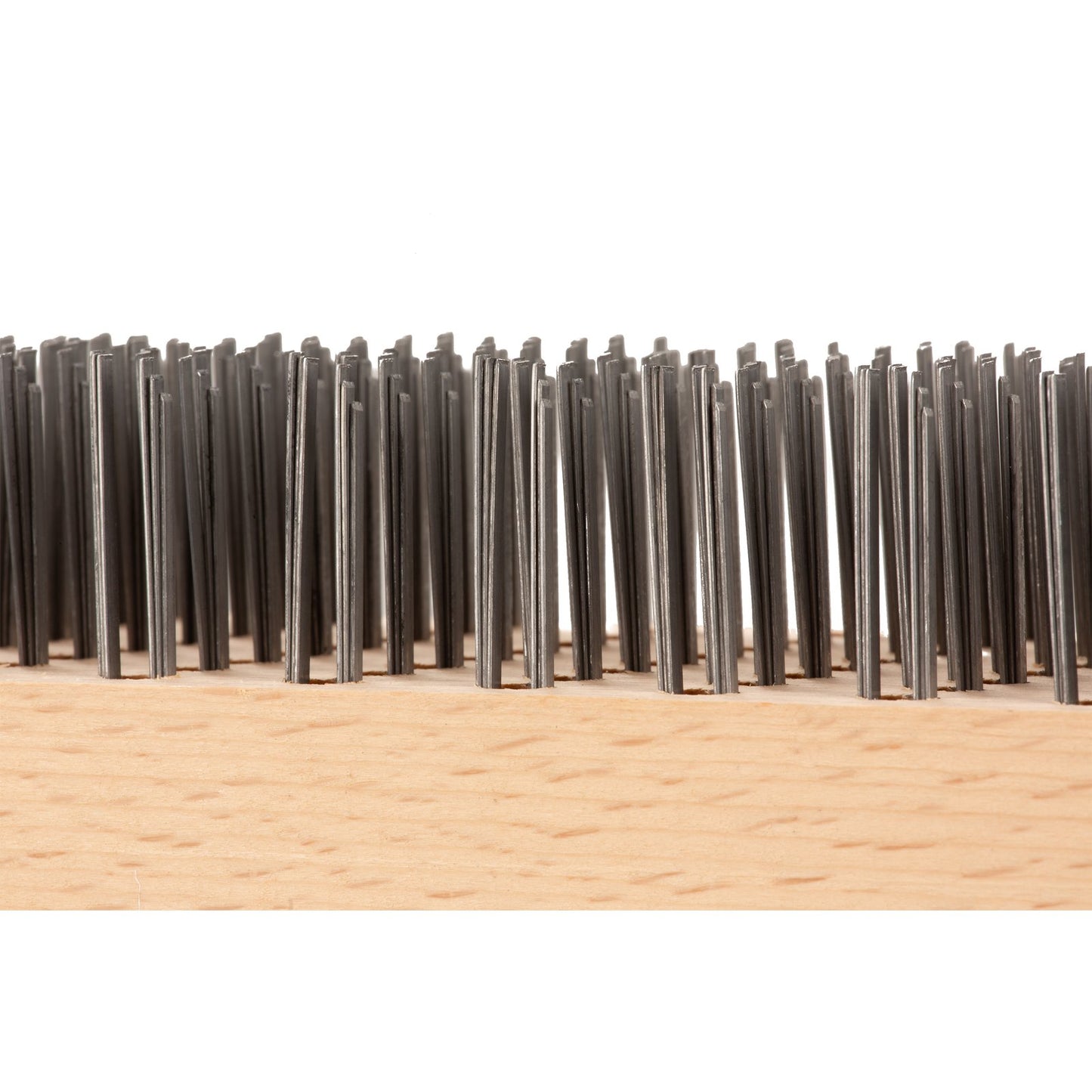 Carlisle 4067600 9-3/8" x 3-25/32" Tan Brush with Flat Steel Bristles