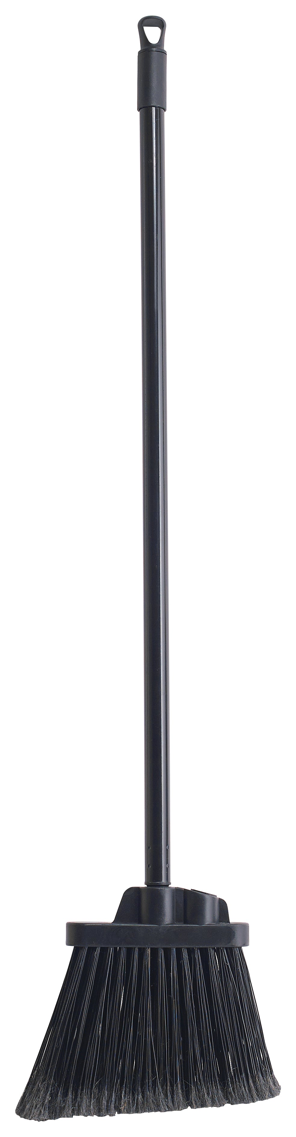 Winco BRF-6K-H Black Bristles Medium Duty Lobby Broom Set