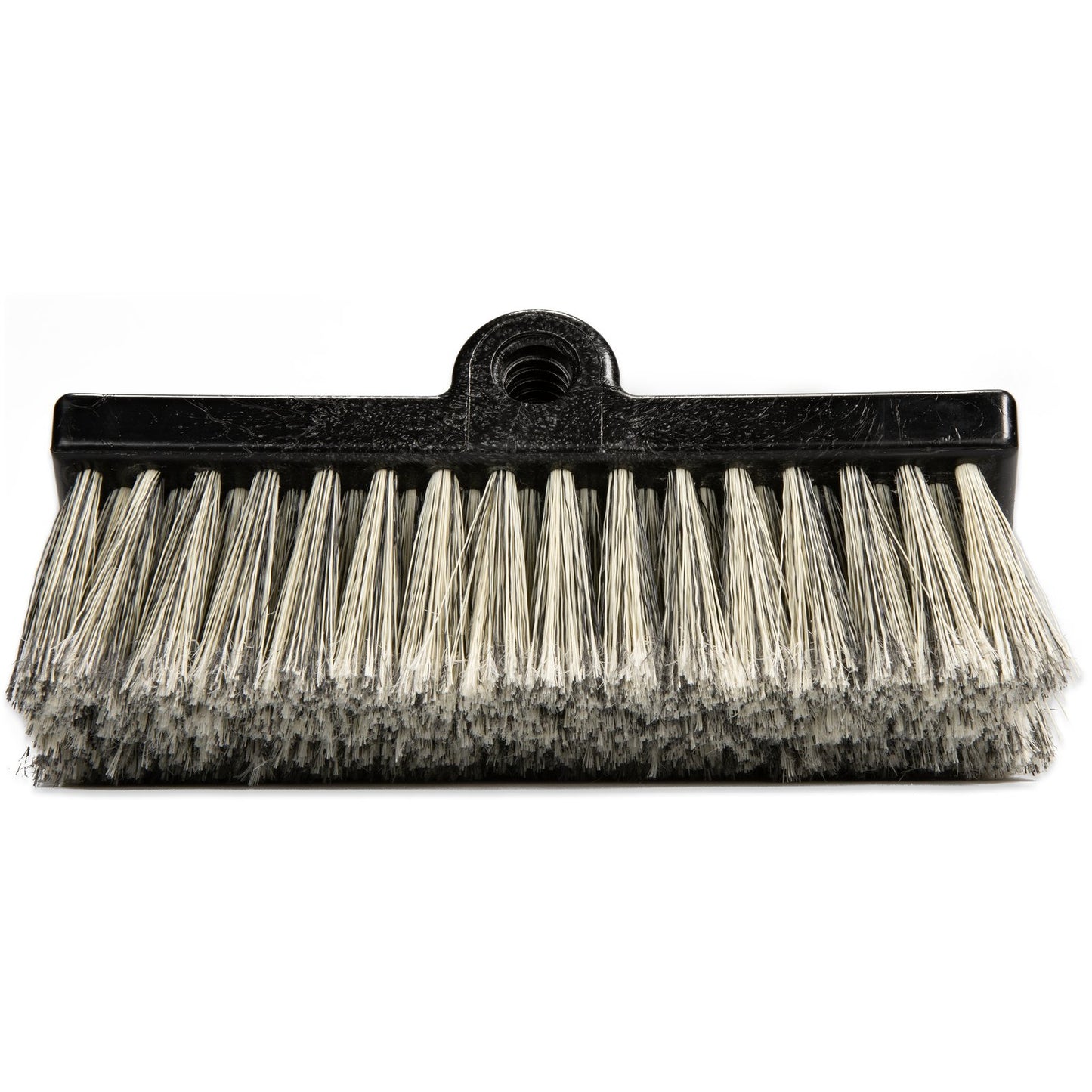 Carlisle 3649700 10" Black Flo-Pac Flo-Thru Dual Surface Brush with Flagged Polystyrene Bristles