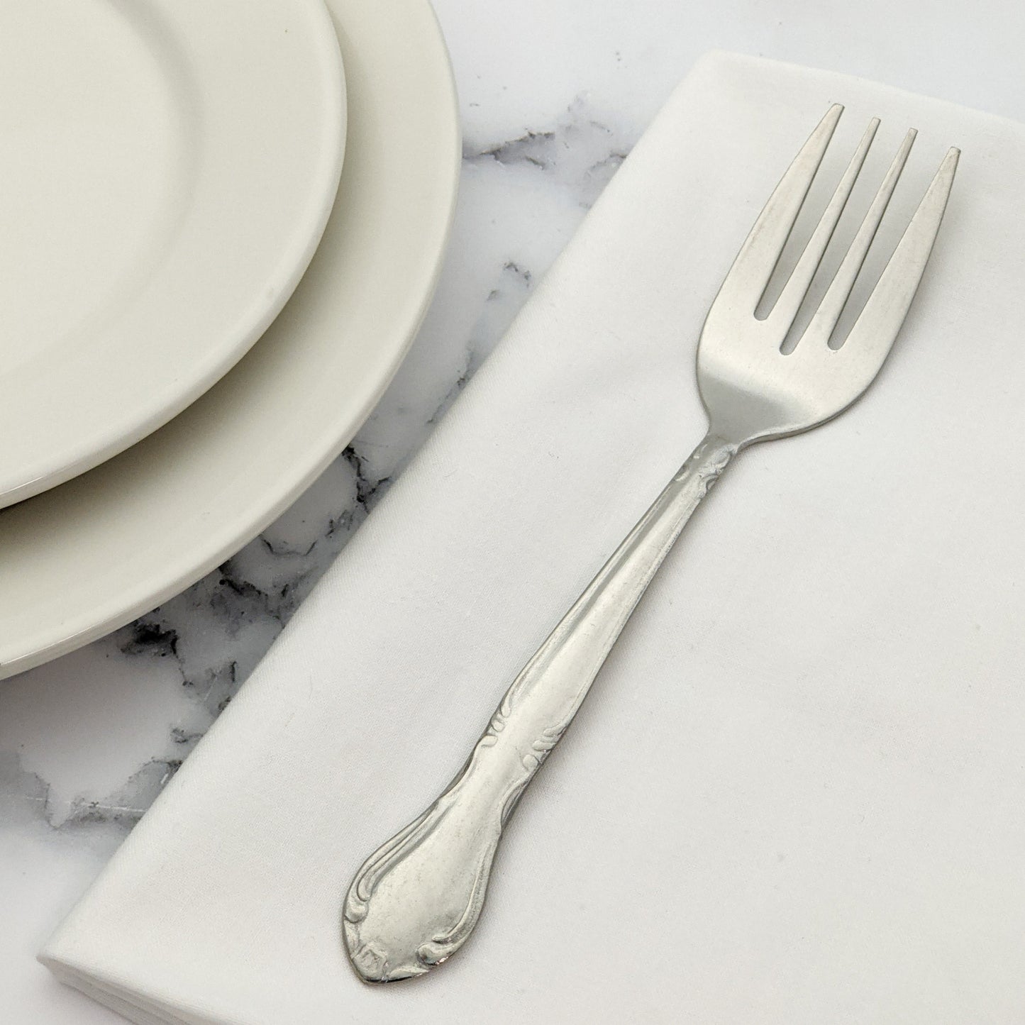 Winco 0004-06 Elegance Salad Fork, 18/0 Heavyweight