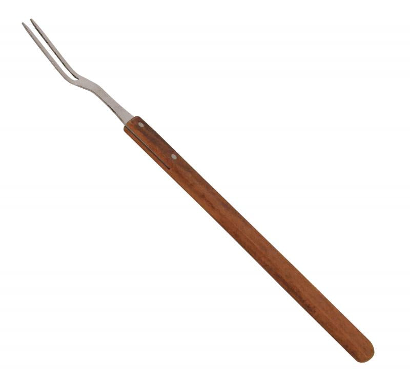 Omcan 80496 21-inch Pot Fork with Long Wooden Handle