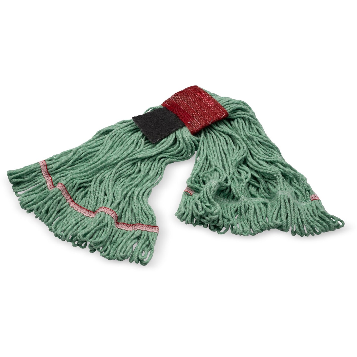 Carlisle 369424S09 Large Green Acrylic Fiber Red Band Mop w/ Looped-End