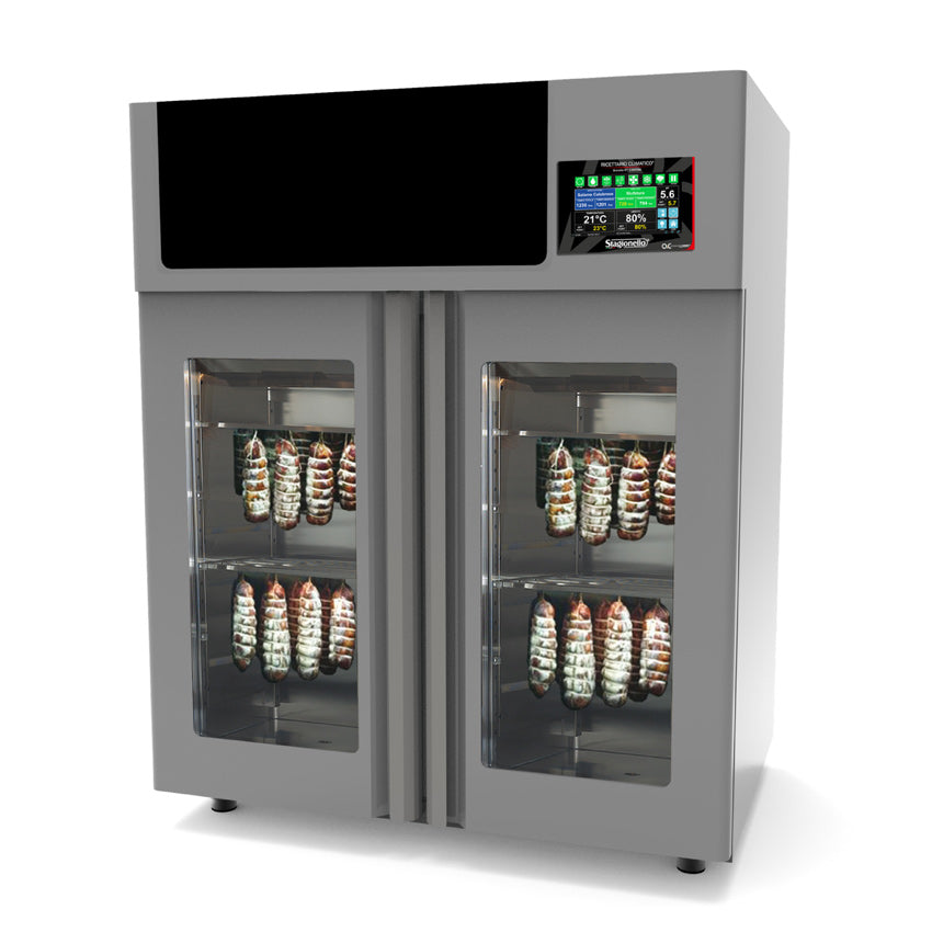Omcan 44954 60 Kg StagionelloEvo® Curing Cabinet with ClimaTouch® and Fumotic®