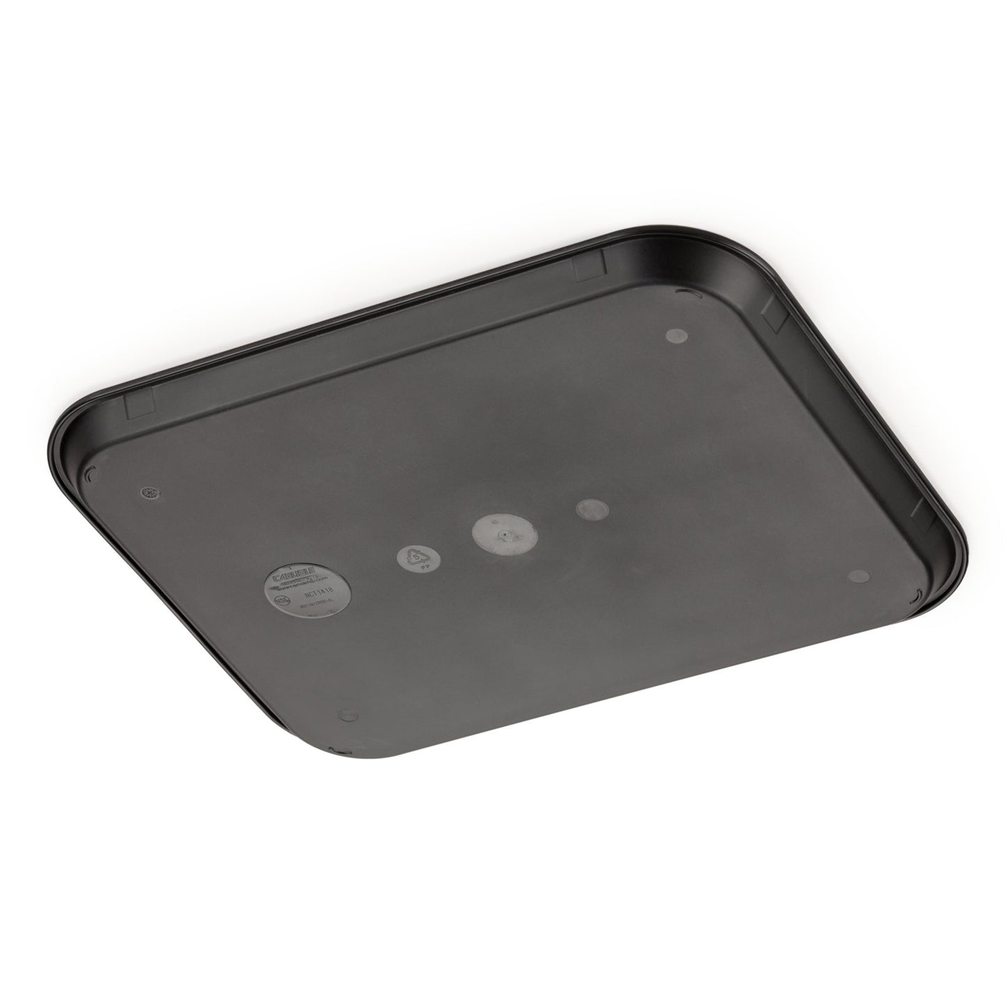 Carlisle CT1418030 14" x 18" Antimicrobial Black Cafe Fast Food Cafeteria Tray