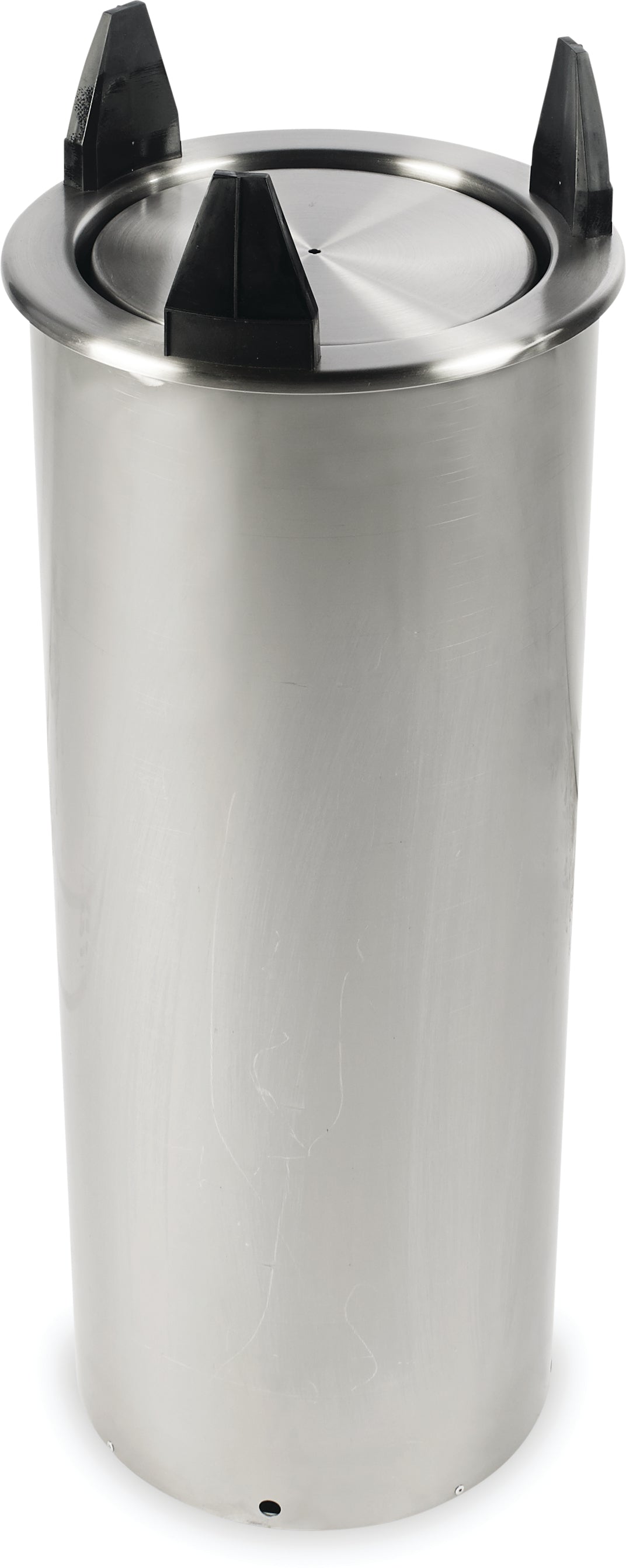 Dinex DXPIDPDS1200 12" Plates Stainless Steel Unheated Drop In Shielded Plate Dispenser