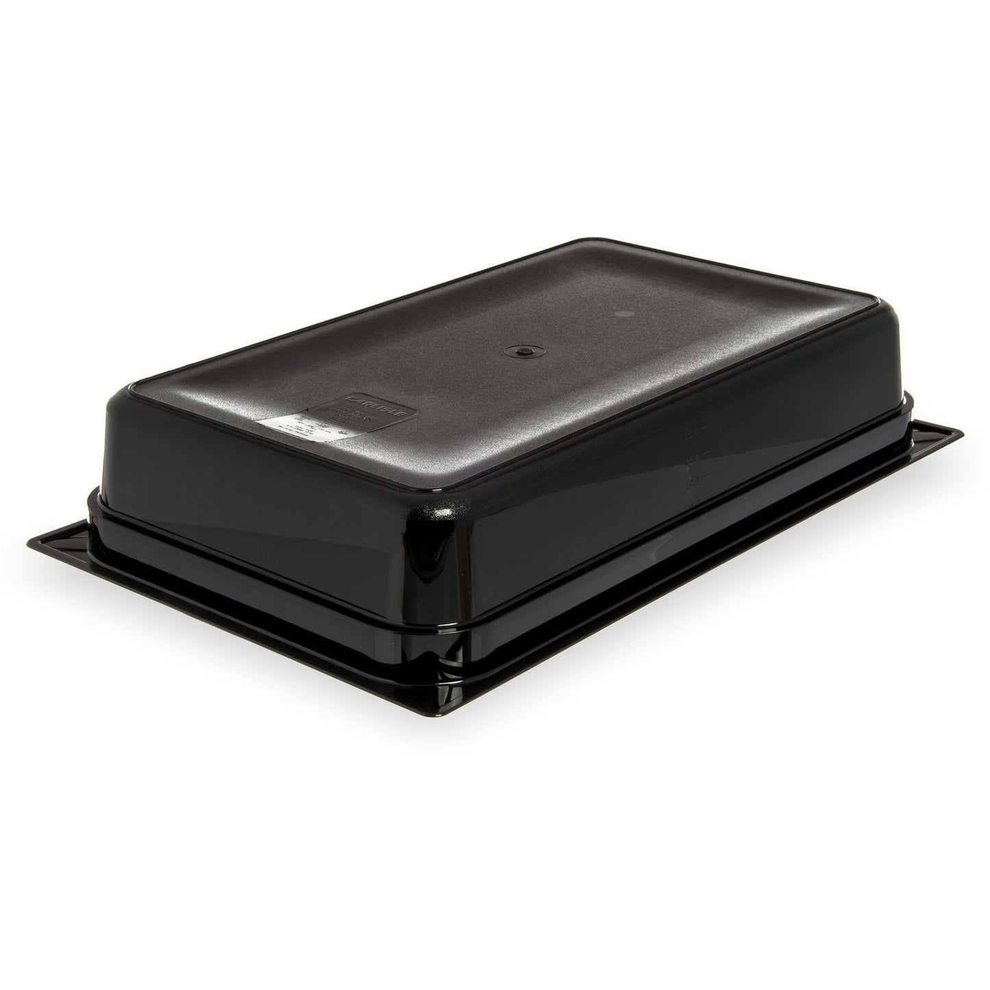 Carlisle 10201B03 Full-Size Black Polycarbonate StorPlus Food Pan, 4" Deep