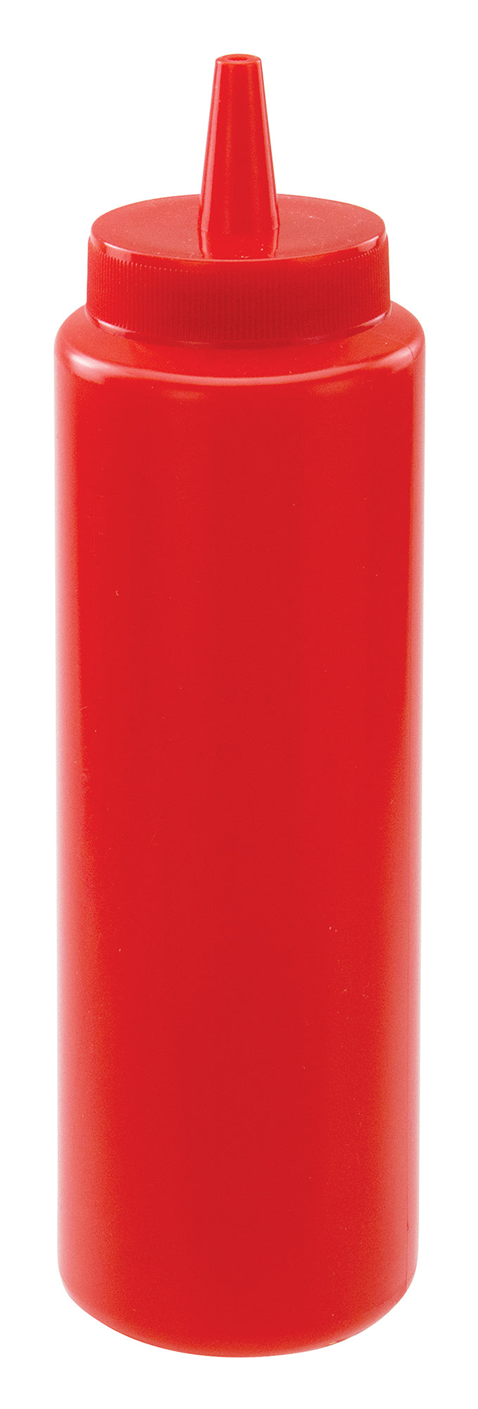 Winco PSB-08R 8 oz. Red Squeeze Bottles (6pcs/pk)