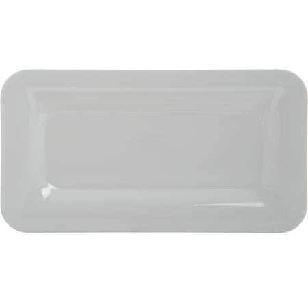 Carlisle 4446002 1" White Melamine Designer Displayware Third Size Food Pan