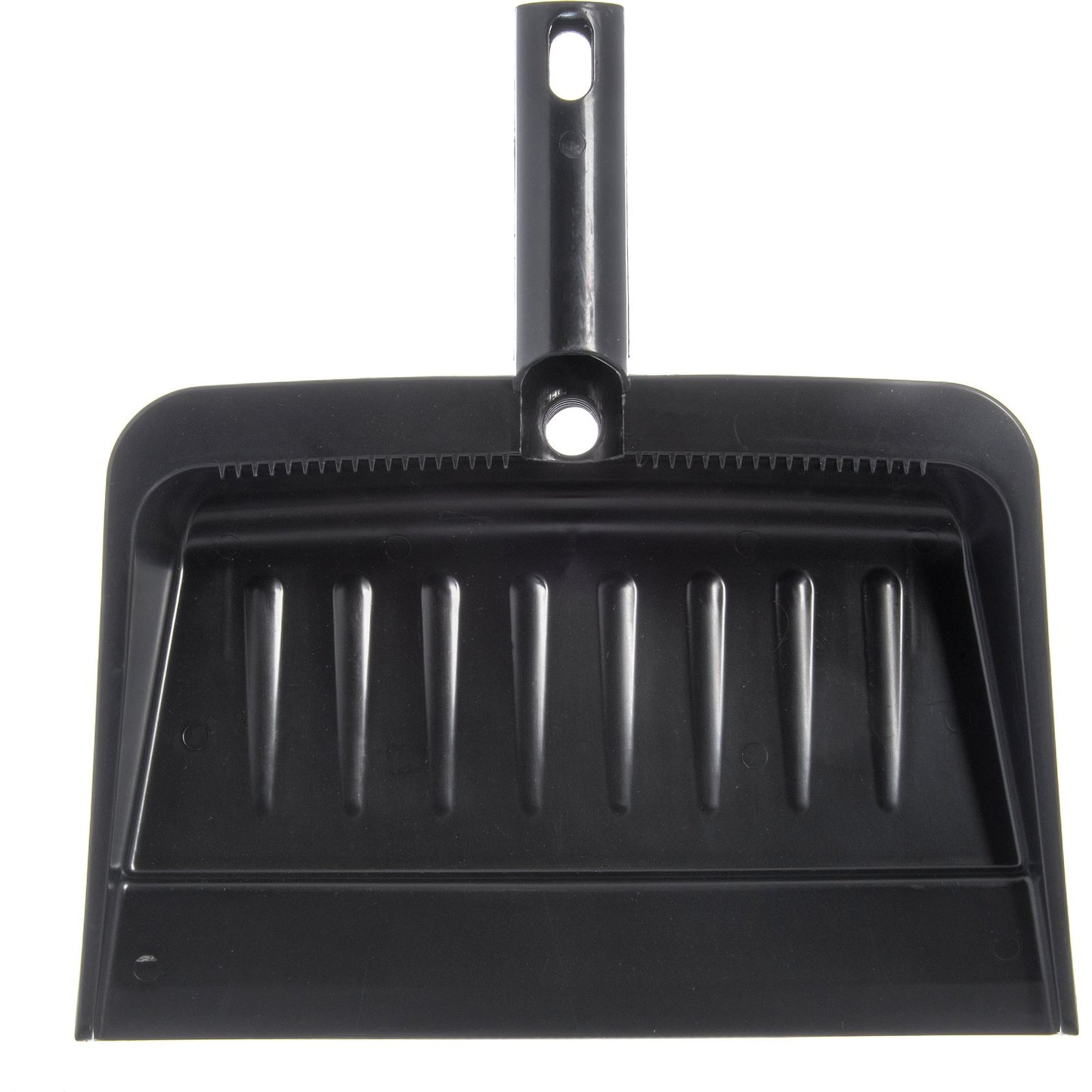Carlisle 36143703 12" x 8" Black Flo-Pac Flexible Plastic Dustpan