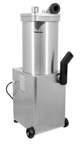 Omcan 45870 Stainless Steel Hydraulic Piston Sausage Stuffer - 110V, 1300W/1.75HP, 1Ph
