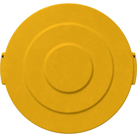 Sparta 84101104 10 Gallon Yellow Round Polyethylene Bronco Waste Bin Trash Container Lid