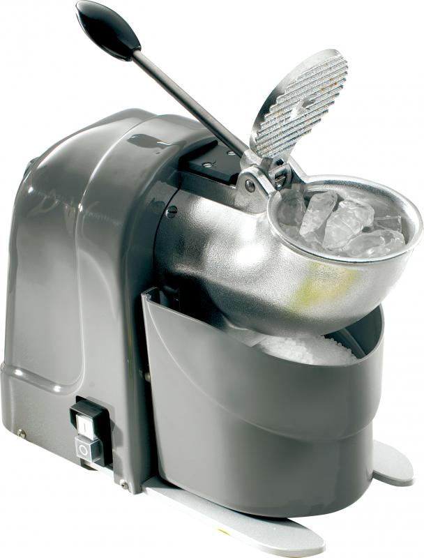 Omcan 17137 Ice Shaver with Plastic Ice Tray Container