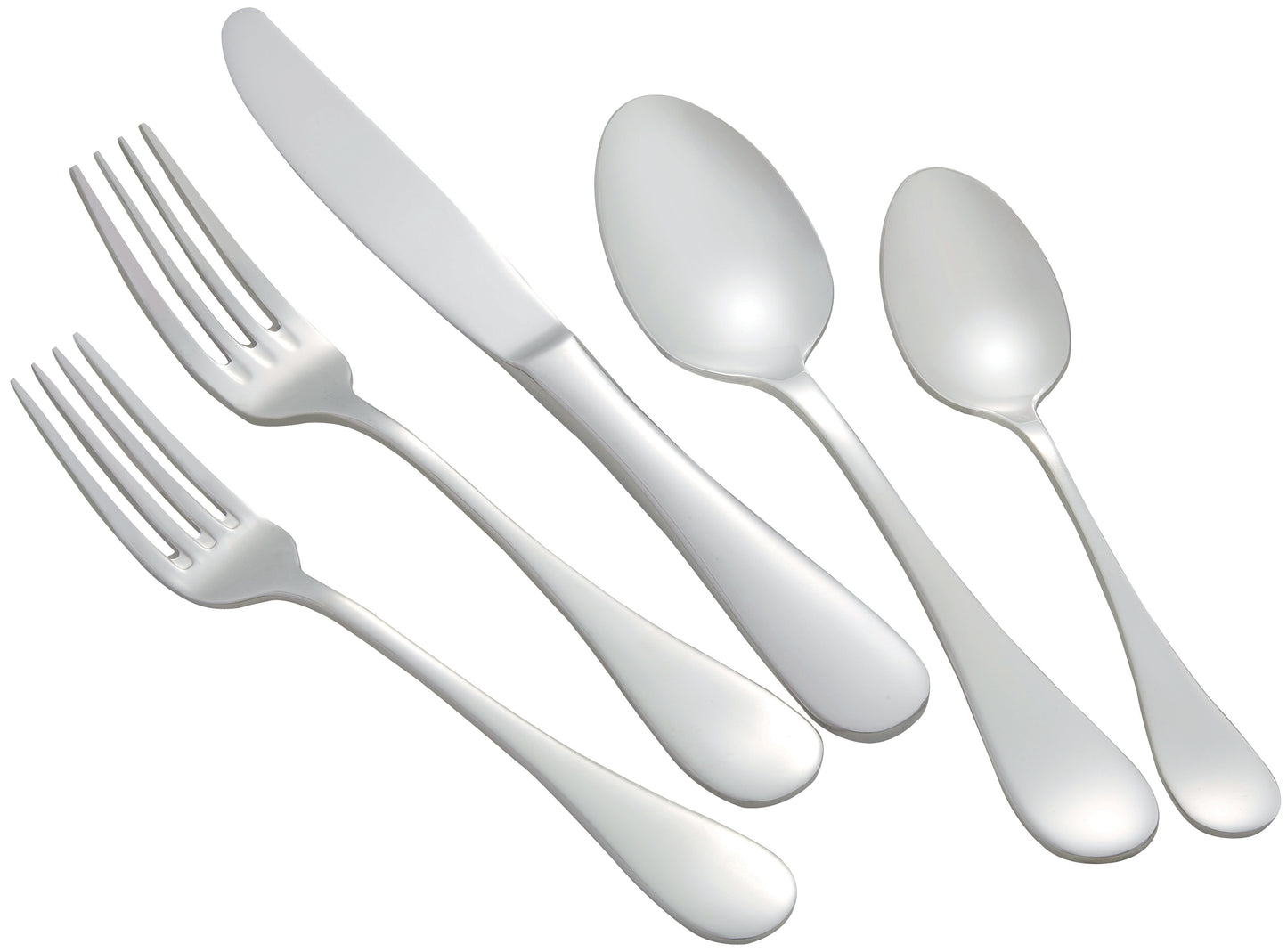 Winco 0037-05 Venice Dinner Fork, 18/8 Extra Heavyweight