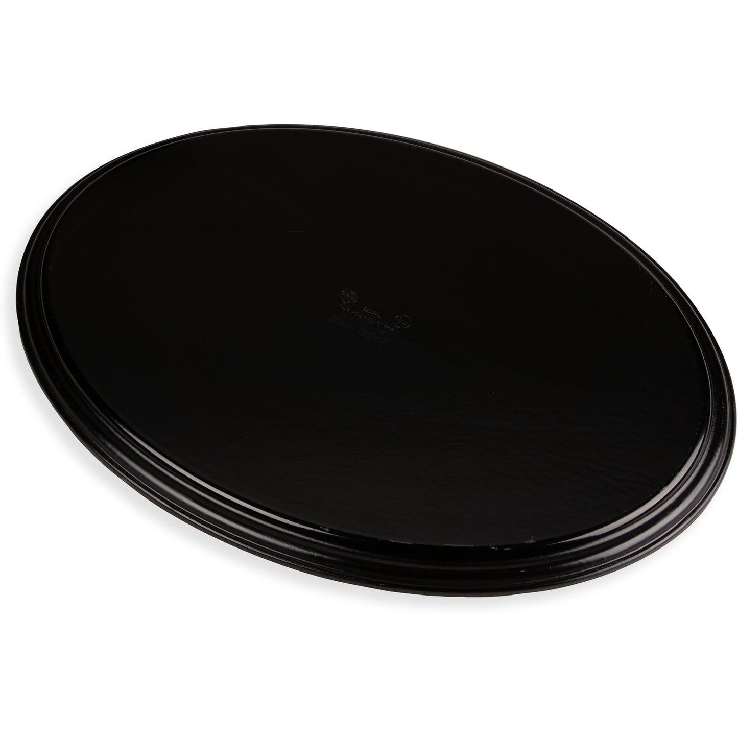 Carlisle 3100GR2004 31" x 24" Black Oval Griptite 2 Tray