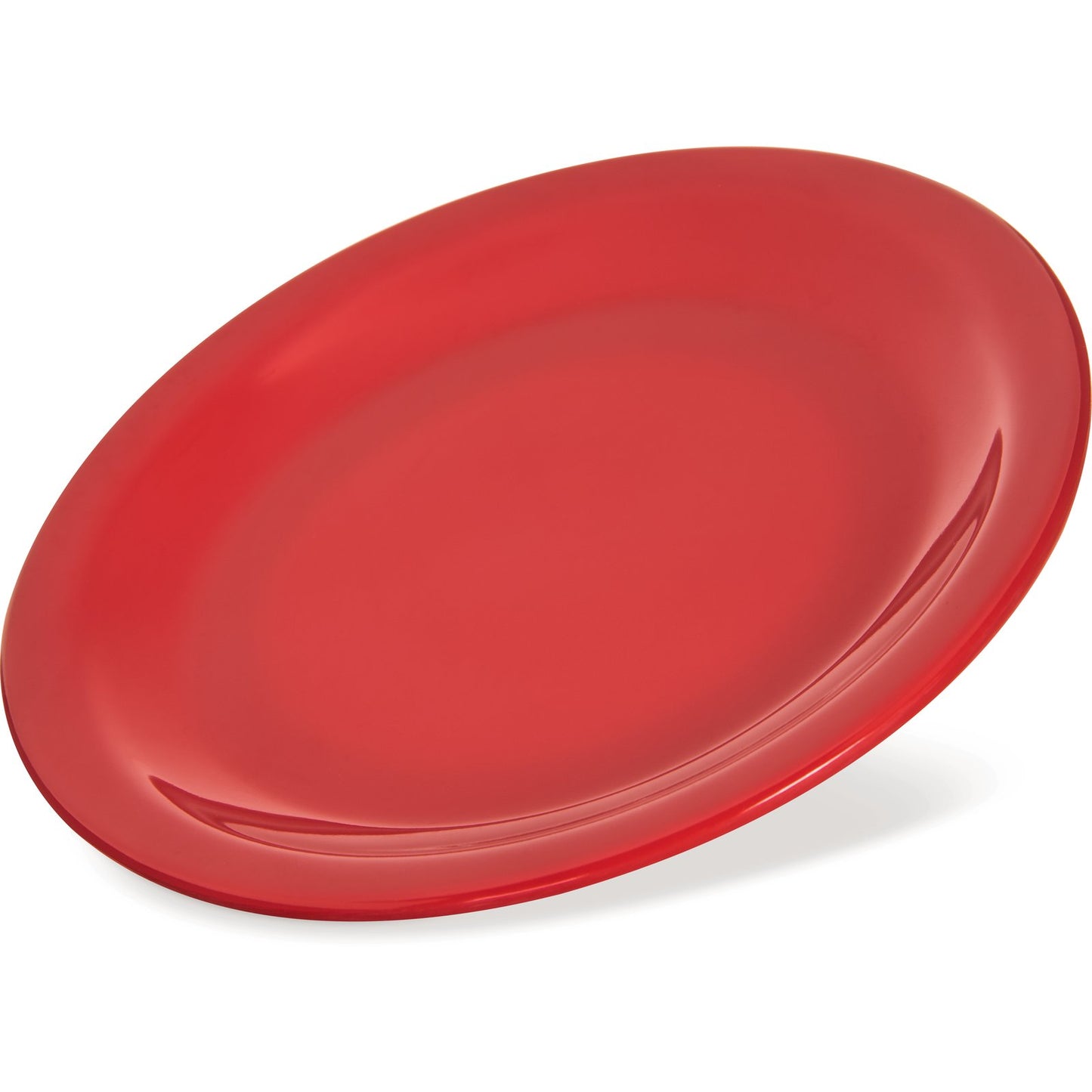 Carlisle KL20405 6.5" Red Kingline Melamine Pie Plate