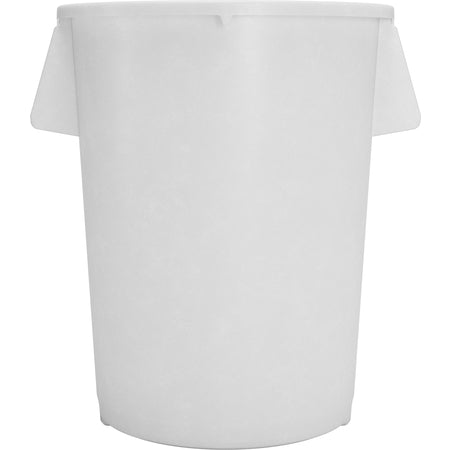 Sparta 84105502 55 Gallon White Round Polyethylene Bronco Waste Bin Trash Container