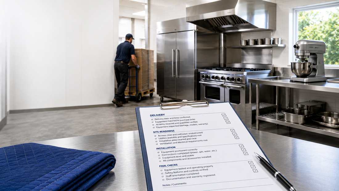 Commercial Equipment Delivery and Installation Checklist