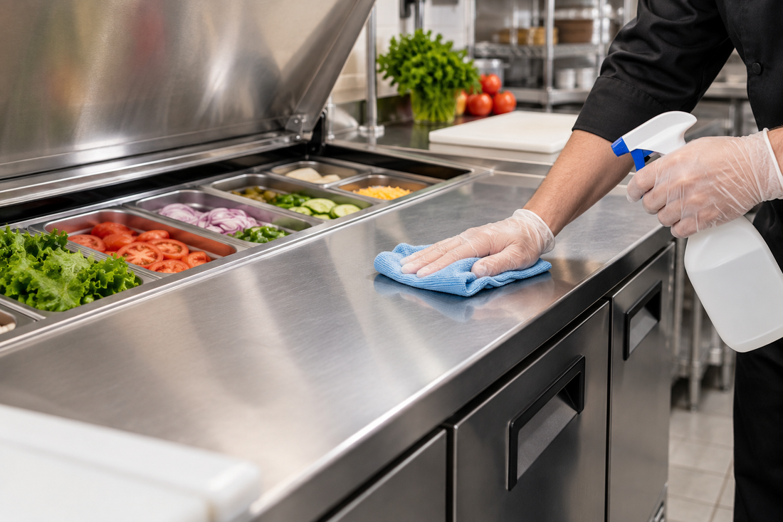 How to Clean and Sanitize a Sandwich Prep Table: 6 Steps