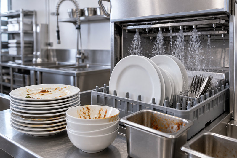 Why Is My Commercial Dishwasher Leaving Dishes Dirty?