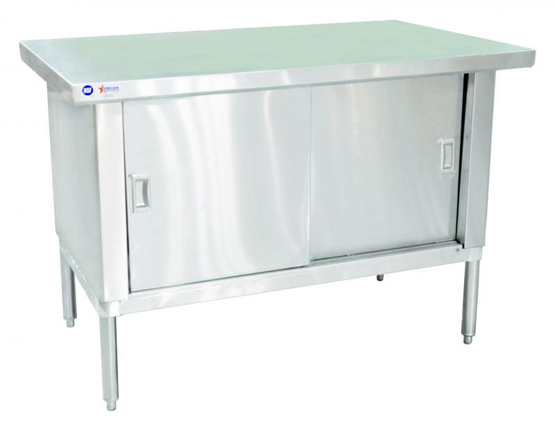Work Tables with Cabinets Drawers